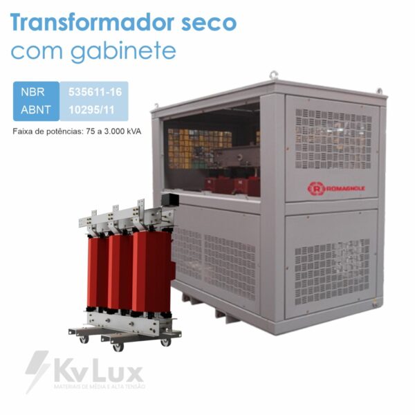 Transformador Seco com Gabinete