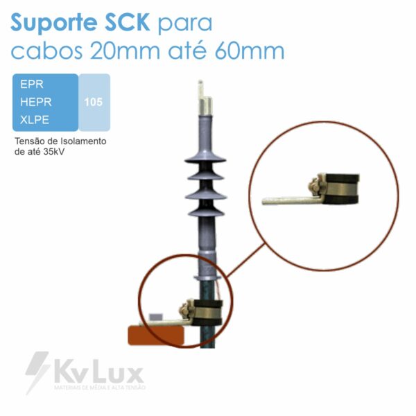 Suporte SCK para cabos 20mm até 60mm