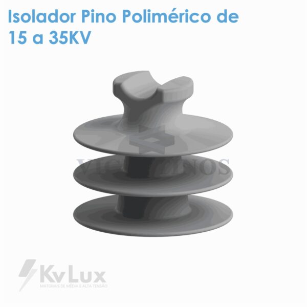 Isolador Pino Polimérico de 15 a 35KV