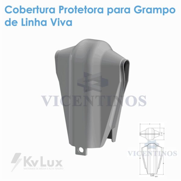 Cobertura Protetora para Grampo de Linha Viva