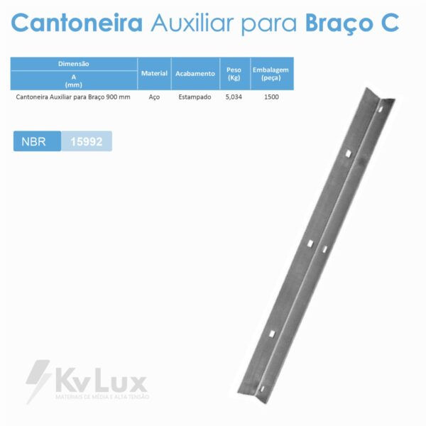 Cantoneira Auxiliar para Braço C
