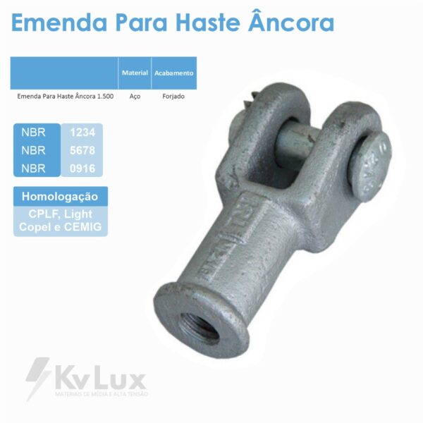 Emenda Para Haste Âncora