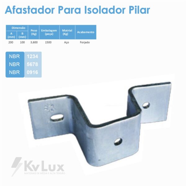 Afastador Para Isolador Pilar