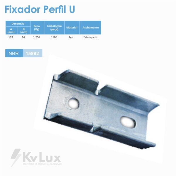 Fixador Perfil U