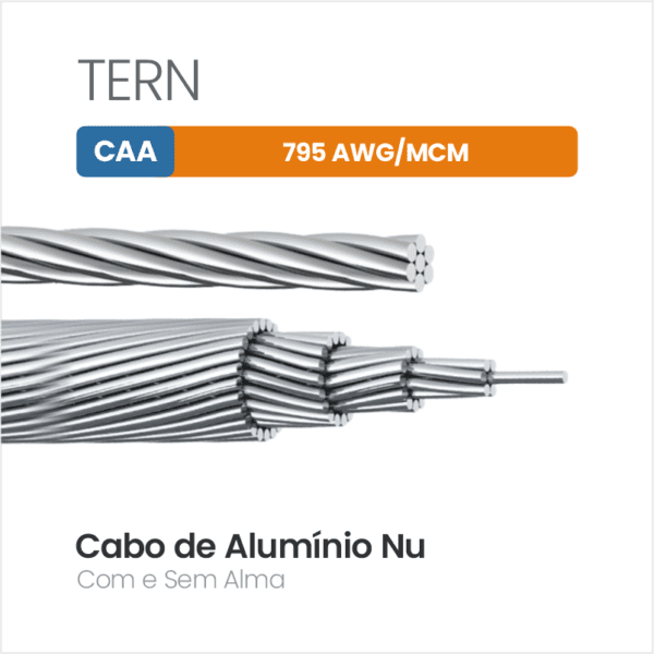 Cabo de Alumínio CAA 795 AWG/MCM TERN
