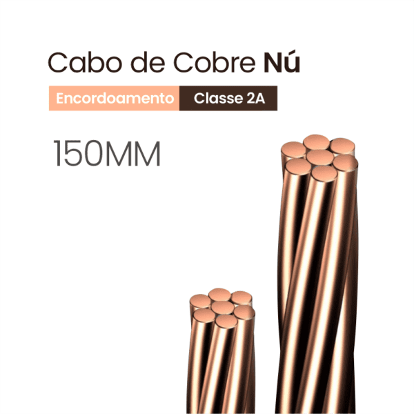 Cabo de Cobre Nú 150MM