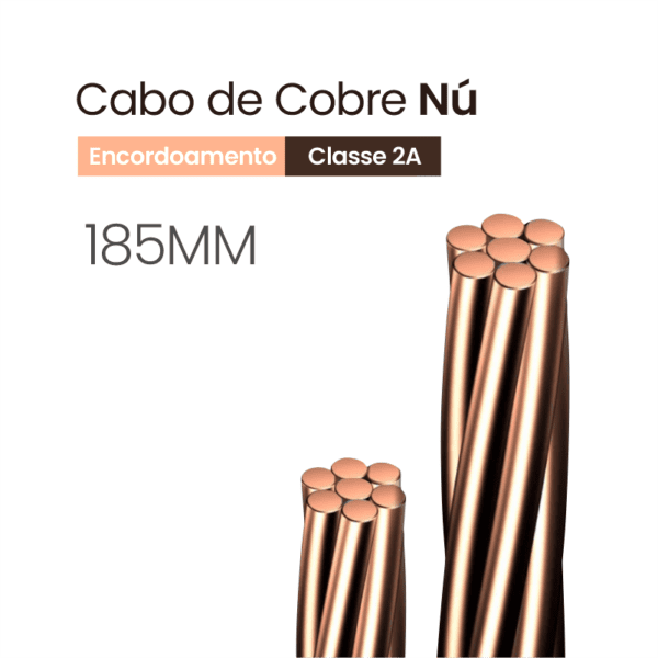 Cabo de Cobre Nú 185MM