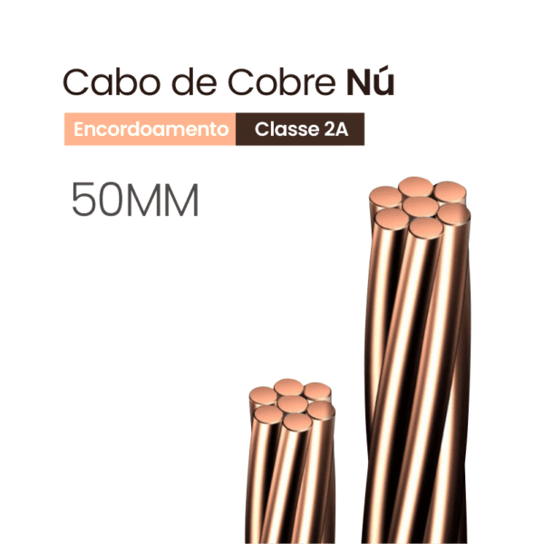 Cabo de Cobre Nú 50MM