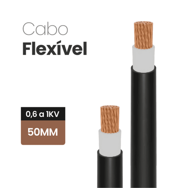 Cabo Flexível 0,6 a 1KV 50MM