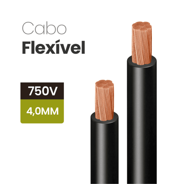 Cabo Flexível 750V 4,0MM