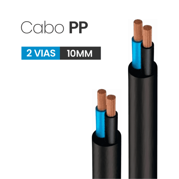 Cabo PP 2 Vias 10MM