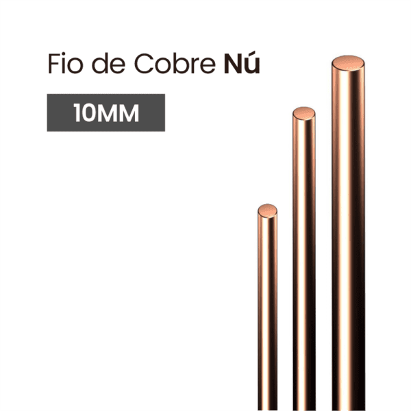 Fio de Cobre Nú 10MM