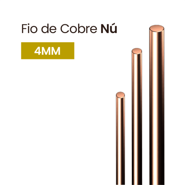 Fio de Cobre Nú 4MM