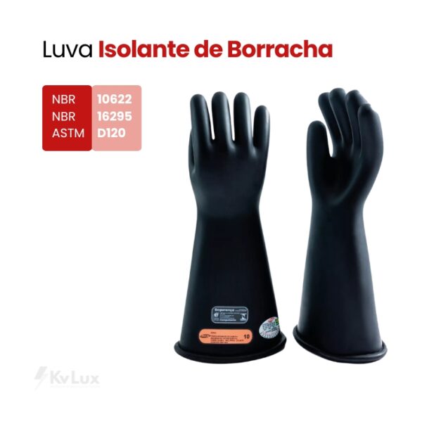 Luva Isolante de Borracha